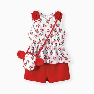 3pcs toddler girl childlike fruits and vegetables 3d set